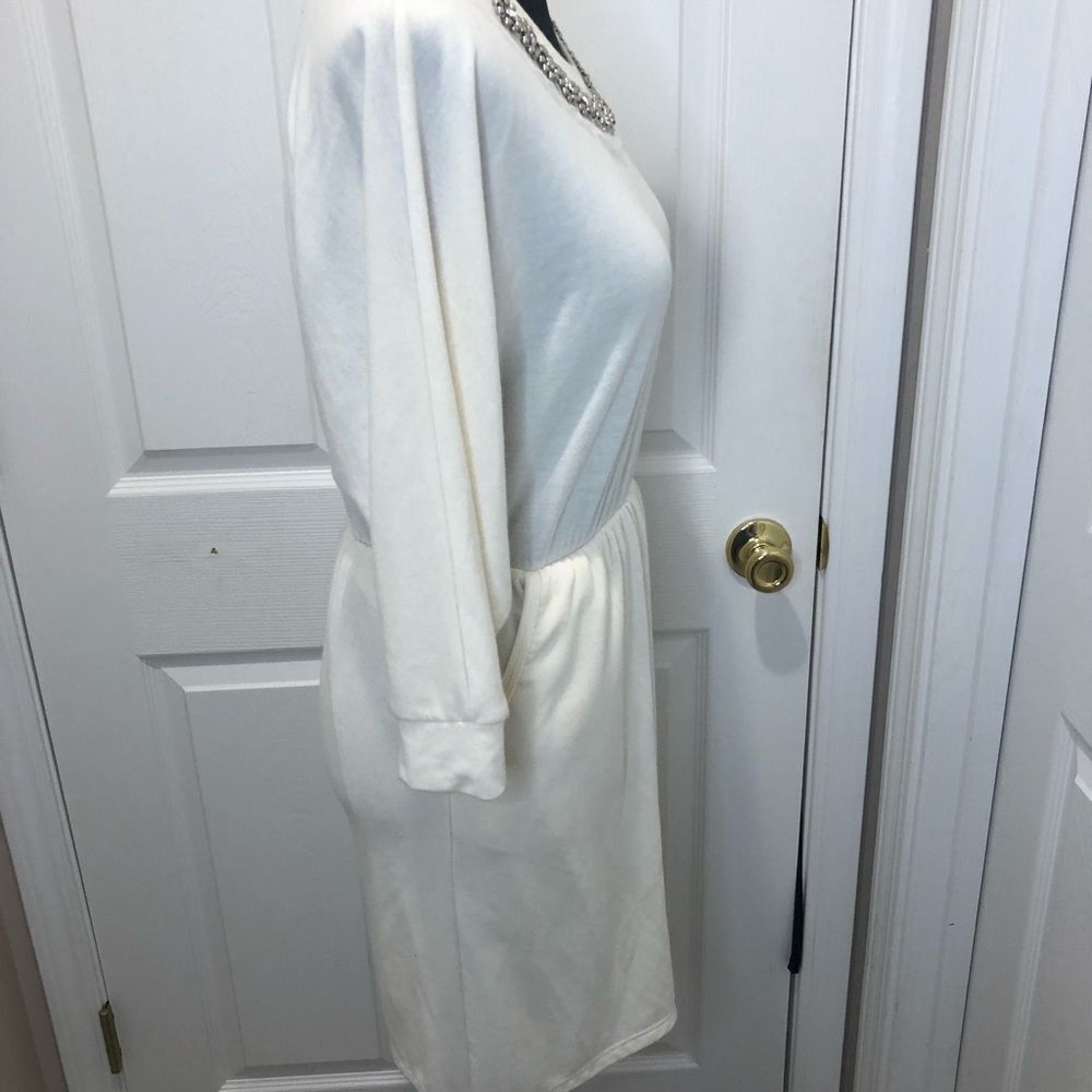 Francesca’s Free rhinestone and beaded dress with pockets, size small - Picture 11 of 13